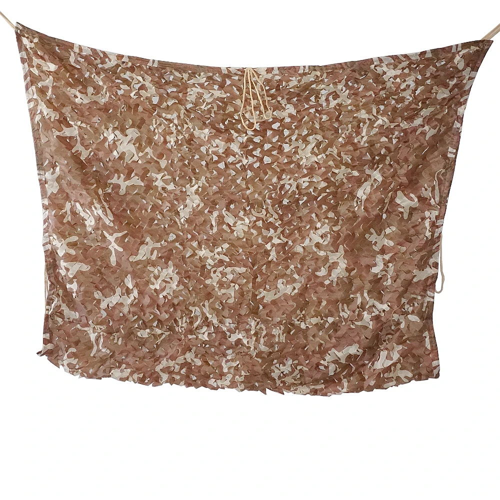 2MX3M Desert Military Camouflage Netting with Mesh Net Army Netting