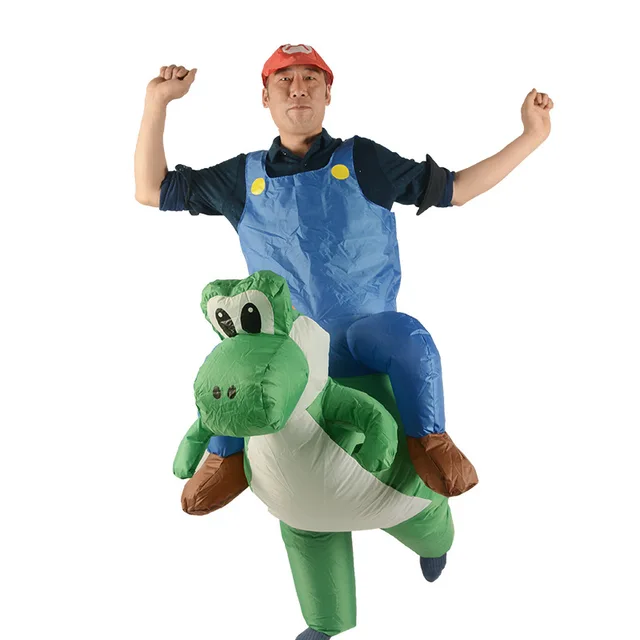 Inflatable Mario Costumes for Adult Ride on Cosplay Suits Animal Fancy ...