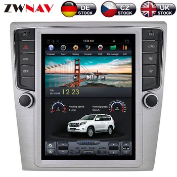 

ZWNVA Tesla IPS Screen Android 8.1 Car No DVD Player Radio GPS Navigation For VW Passat Magotan CC Multimedia