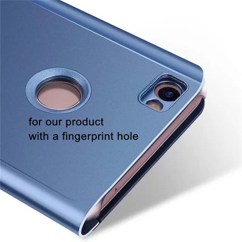 Роскошный зеркальный флип чехол для Xiaomi Redmi Note 5 Pro 4 4X 5A Plus Mi 5X A1 6X Note3 Mix 2 прозрачный