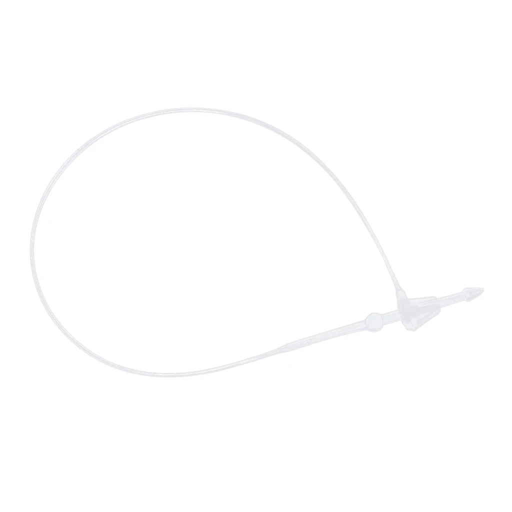 Plastic Hang Tag String Snap Lock Fastener Hand Use Tagging Supplies 8cm