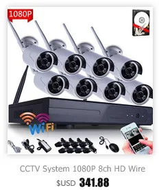 8CH CCTV System Wireless 960P NVR 8PCS 1.3MP IR Outdoor P2P Wifi IP CCTV Security Camera System Surveillance Kit