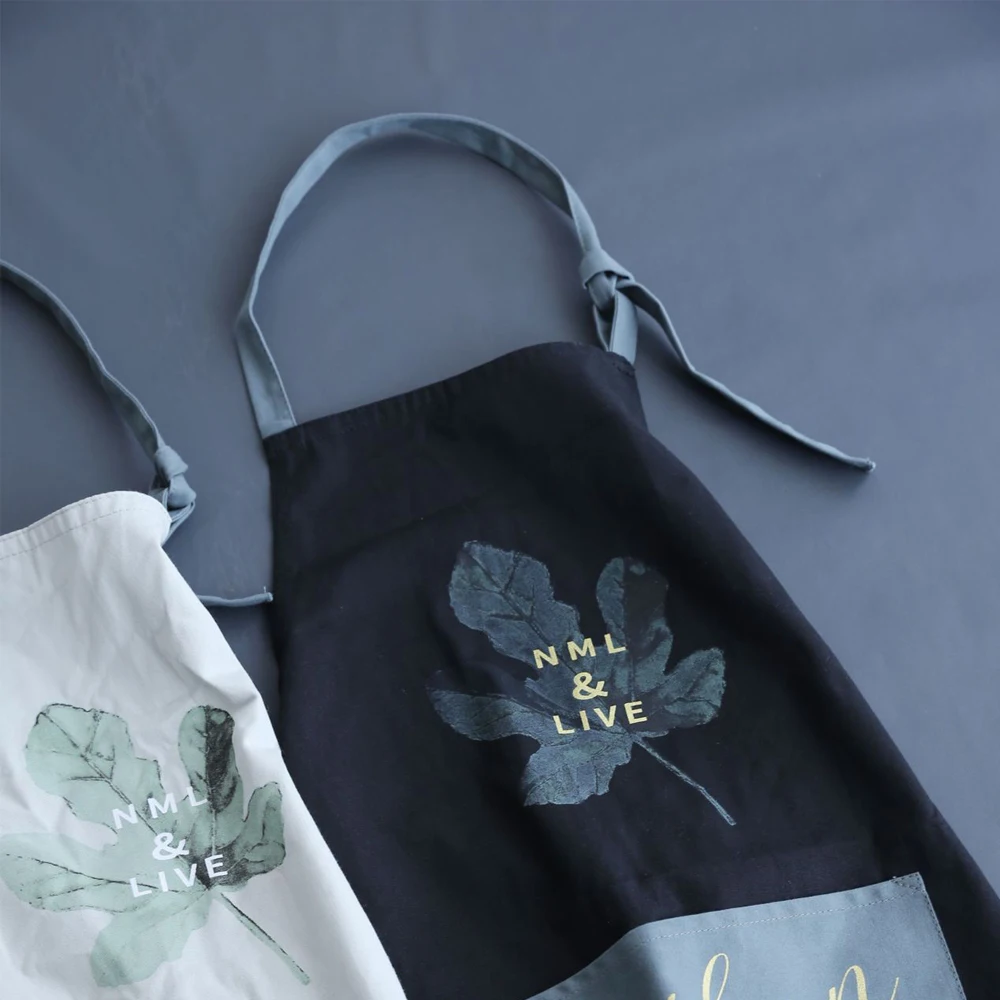 Lady Women Adjustable Cotton Linen High-grade Kitchen Apron For cooking aprons for woman washing aprons for woman cadeau homme (5)