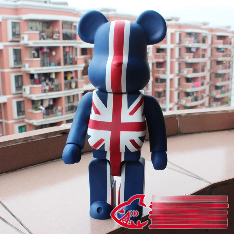 Hot Sale Bearbrick British Style 400% Large Size Decoration Doll 28cm W/ Original Box