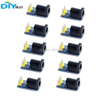 

10pcs/lot Power DC Socket Plug Module Adapter Board for Arduino 5.5*2.1mm