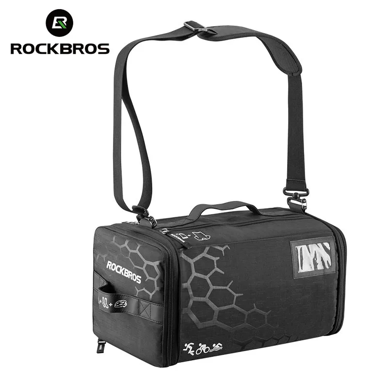 Clearance ROCKBROS 20L High Capacity Waterproof Bag Triathlon Cycling Equipment Storage Bag Gym Fitness Training Sports Backpack Handbag 2