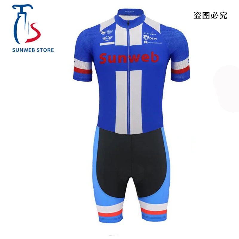 pro team sunweb велокостюм красный велокостюм короткий рукав летний Боди Одежда для велосипеда MTB Ropa Ciclismo speedsuit