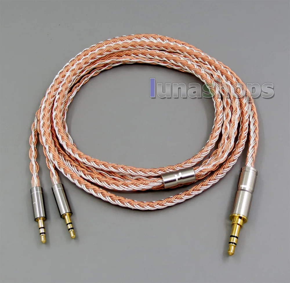 

16 Cores Silver OCC Replacement Cable for Oppo PM-1 PM-2 HD477 xiaomi Headphone XLR 2.5mm 4.4mm 3.5mm LN006021
