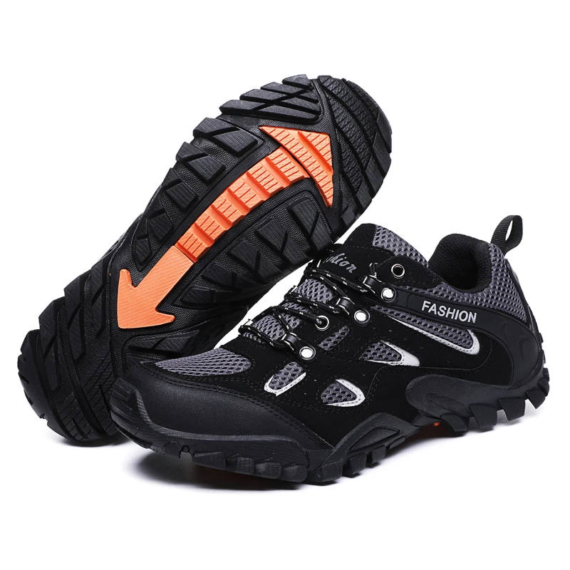 JINBEILE Sport Camping Shoes For Men Tactical Hiking Upstream Shoes For Summer Breathable Hiking Shoe Men Zapatos Hombre Outdoor