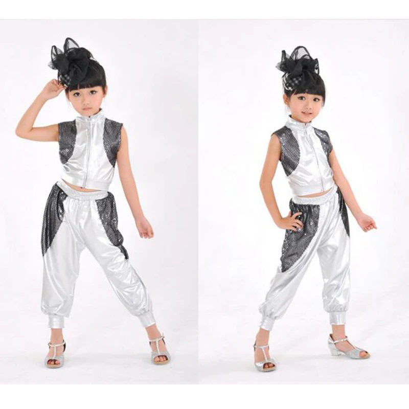 Купить дети хип-хоп производительности одежда наборы девушки джаз ...
