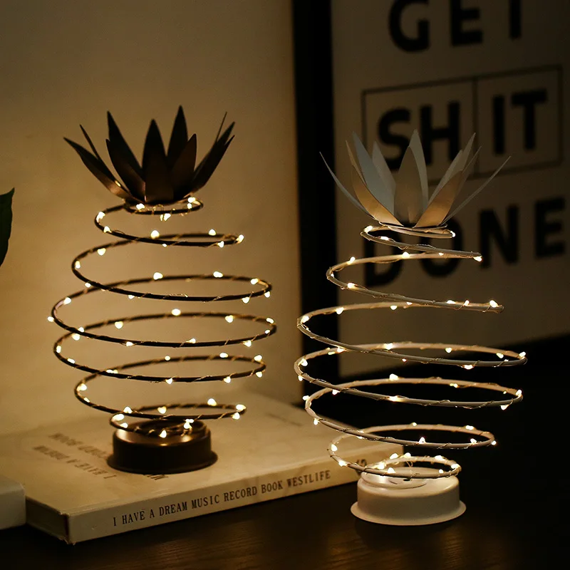 

Simple modern living room pineapple lamp decoration small ornaments creative home interior bedroom bedside table home furnishing