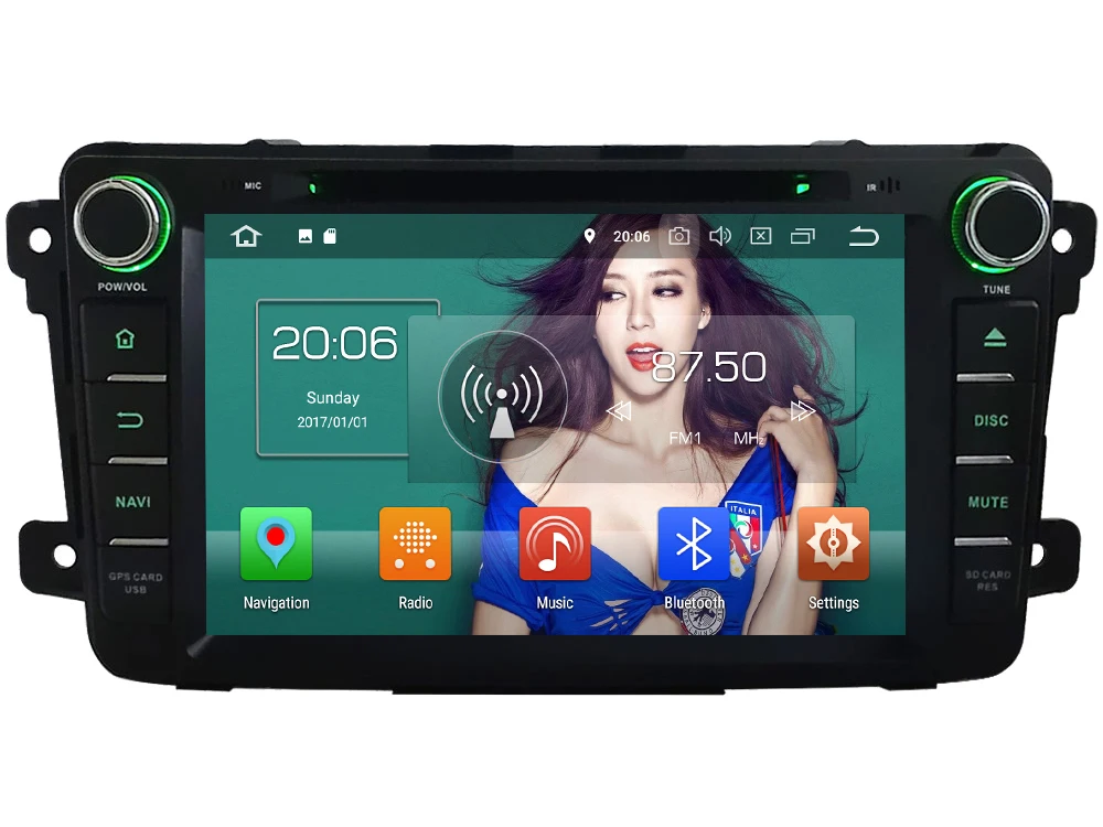 Best KLYDE 4G Octa Core 4GB+32GB Android 8.0 7.1 Car DVD Player For Mazda CX-9 2007 2008 2009 2010 2011 2012 2013 2014 2015 2016 2017 0