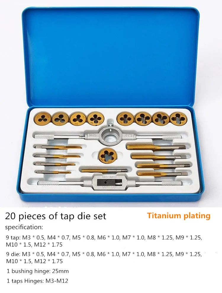 20 шт. of titanium краны плиты умереть набор | Инструменты