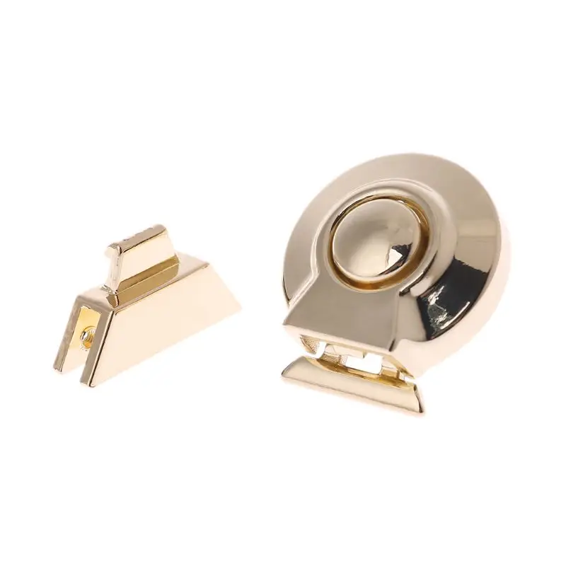 Metal Clasp Turn Twist Lock Buckles DIY Leather Handbag Shoulder Bag Parts