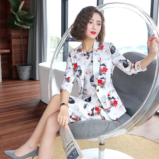 floral business dress