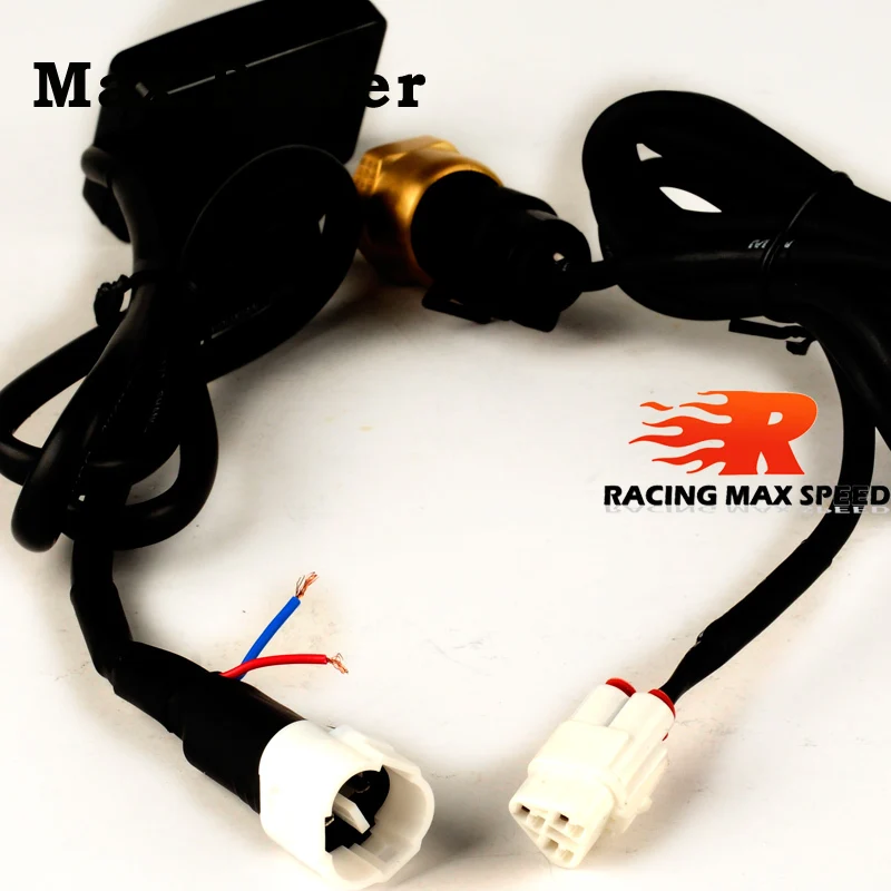Автомобильный датчик давления масла 1/8 psi npt цифровой манометр с красным дисплеем