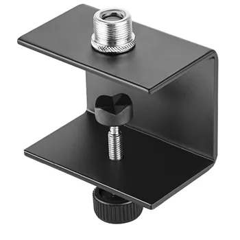

Neewer C-shaped Microphone Table Mounting Clamp/ Solid-steel and Nylon Tipped Screw, Fits up to 1.57 inches/4 cm Table Thickness