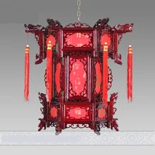 Китайский стиль шерсть антикварные подвесные фонари светильник шестигранный фонарь балкон коридор светильник s «супружеские» лампы ZS79