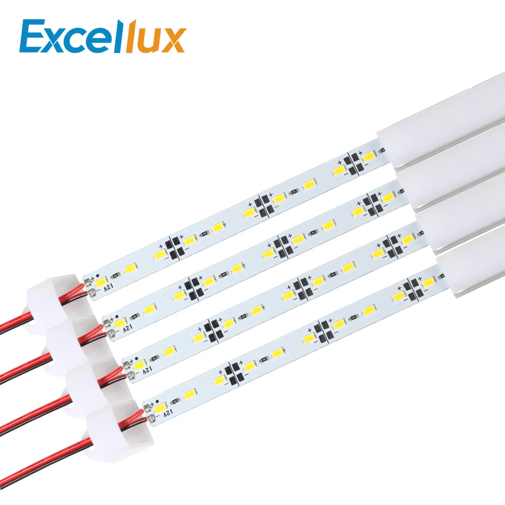 4pcs 36leds 50cm Smd 5730 Led Bar Light High Brightness For Wall Corner Kitchen Cabinet Light White Warm White Decoration Lamp Led Bar Lights Aliexpress