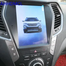 Автомобильный ПК PAD Tesla стиль мультимедийный плеер Android 7,1 gps навигация для hyundai iX45 Santa Fe 2013