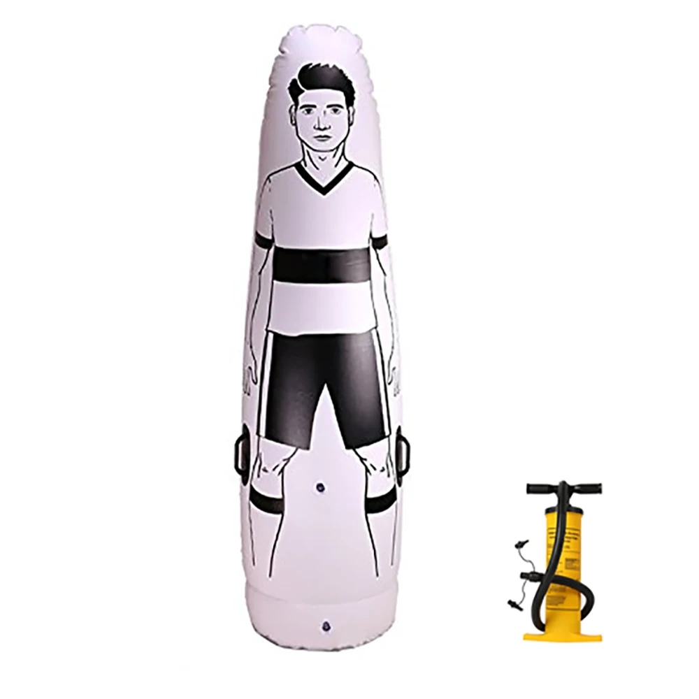 

1.75m Inflatable Football Training Goal Tumbler Keeper Air Soccer Train PVC Dummy Soccer Training Wall Tools for Adult Children
