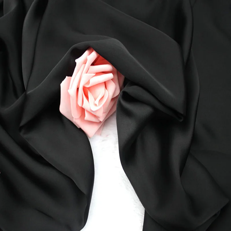 Formal black abaya fabric
