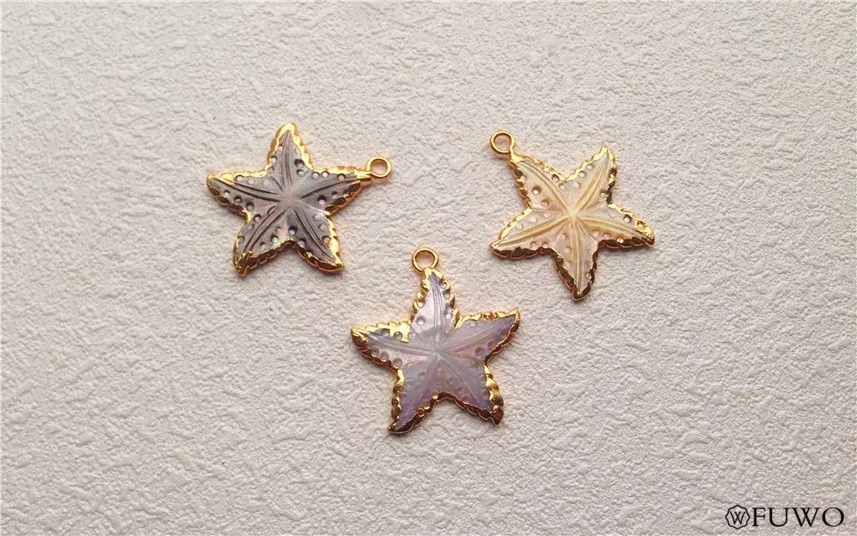 Sea shell star pendant 6