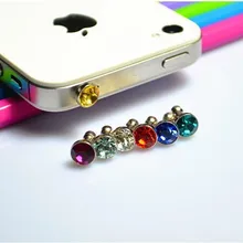 10 шт Алмазная Пылезащитная заглушка для htc для samsung Galaxy s6 для iphone 6 plus 5s 4S 5 6 Пылезащитная заглушка 3,5 мм Наушники Аксессуары для телефонов