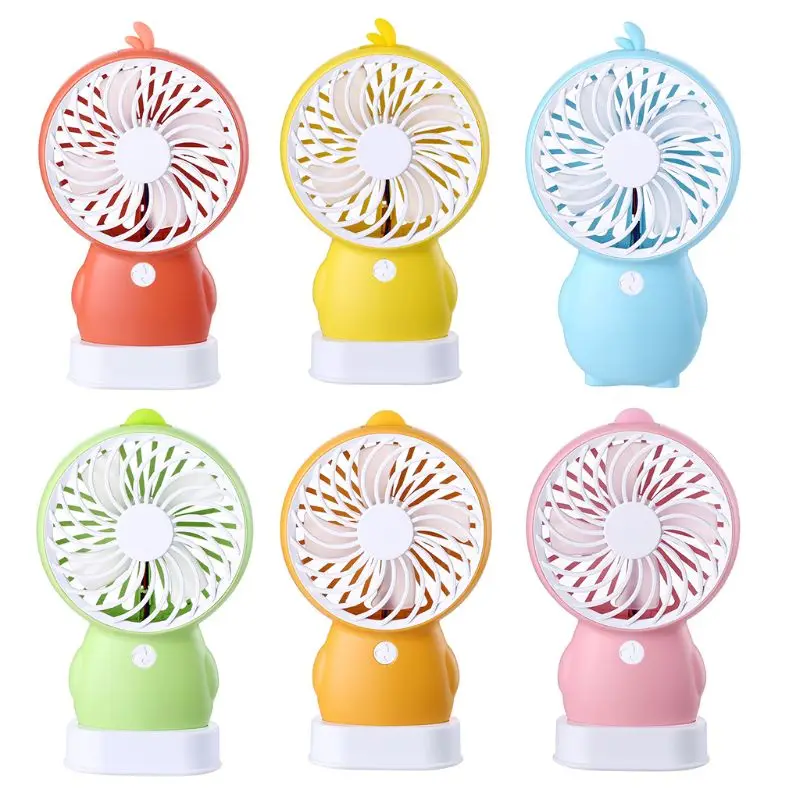 

New Portable USB Power Handheld Fans Cartoon Penguin Mini Fan Summer Outdoor Cooling Fan