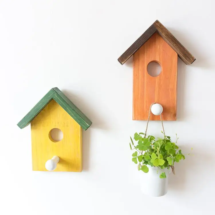 Wood decoration hook hook pastoral creative combination of children's