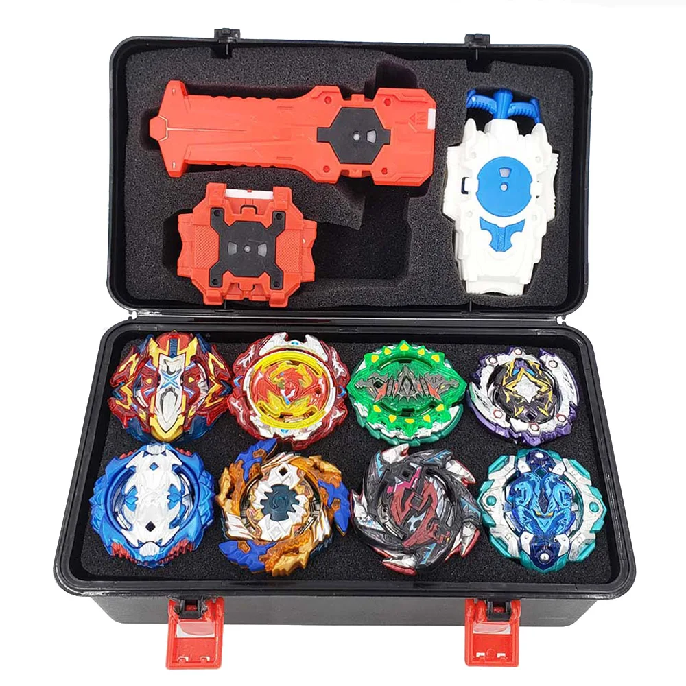 Tops Set Launchers Beyblade Toys B-131 B-122 B-130 Toupie Metal God Burst Spinning Top Bey Blade Blades Toy bay blade bables