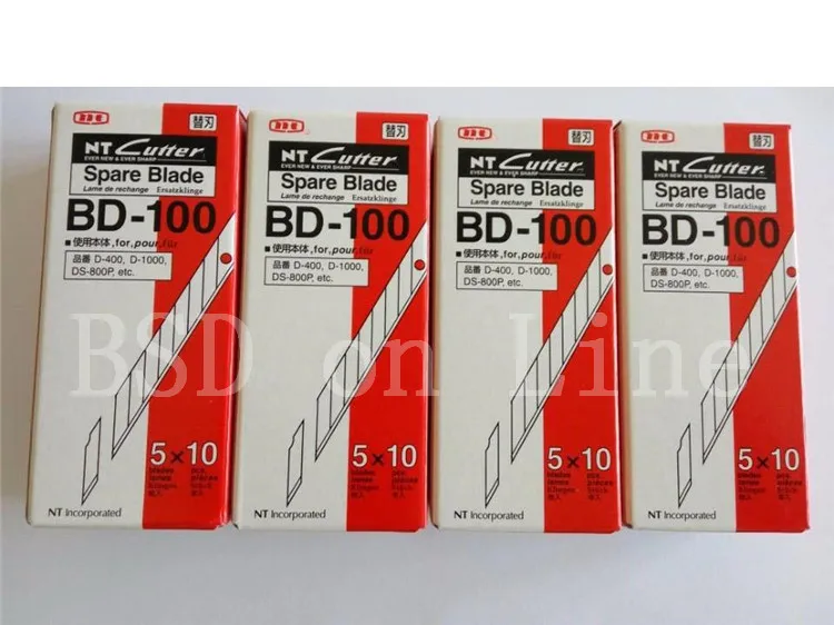 

Airlfa Free shipping! 50PCS/Lot NT BD-100 Cutter BD-type Spare Blade
