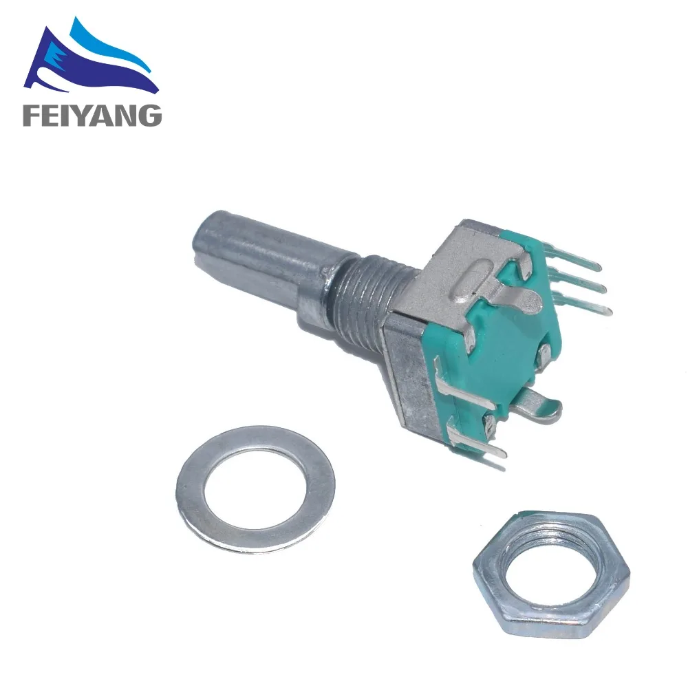 

1pcs Rotary encoder,code switch/EC11/ audio digital potentiometer,with switch,5Pin, handle length 20mm