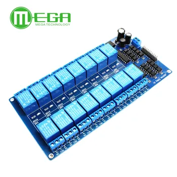 

12V 16 Channel Relay Module Interface Board For Arduino PIC ARM DSP PLC With Optocoupler Protection LM2576 Power 16Channel