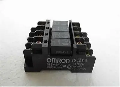

2PCS NEW OM+ Terminal Relay Block G6B-4BND G6B4BND 24VDC