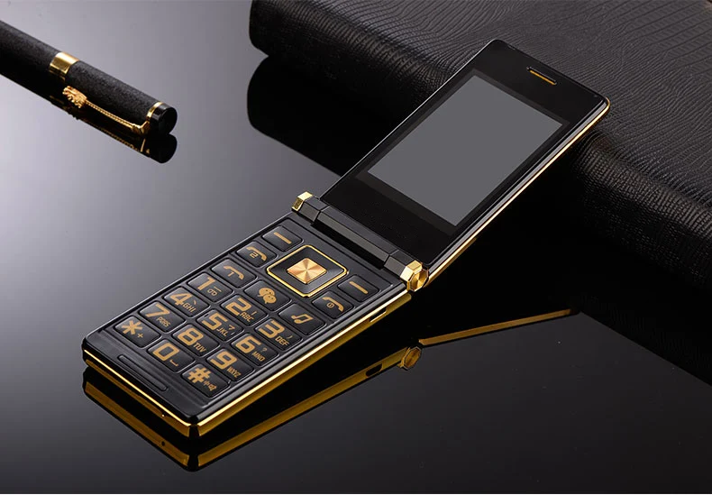 Флип-телефон A15, 3,0 дюймов, двойной экран, две sim-карты, сенсорный экран с MP3, MP4, FM, вибрирующий Громкий мобильный телефон для пожилых людей