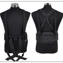 Тактический ремень Molle мужской армейский специальный 1000D нейлоновый военный пояс Удобный боевой пояс EAS h-образный Регулируемый мягкий