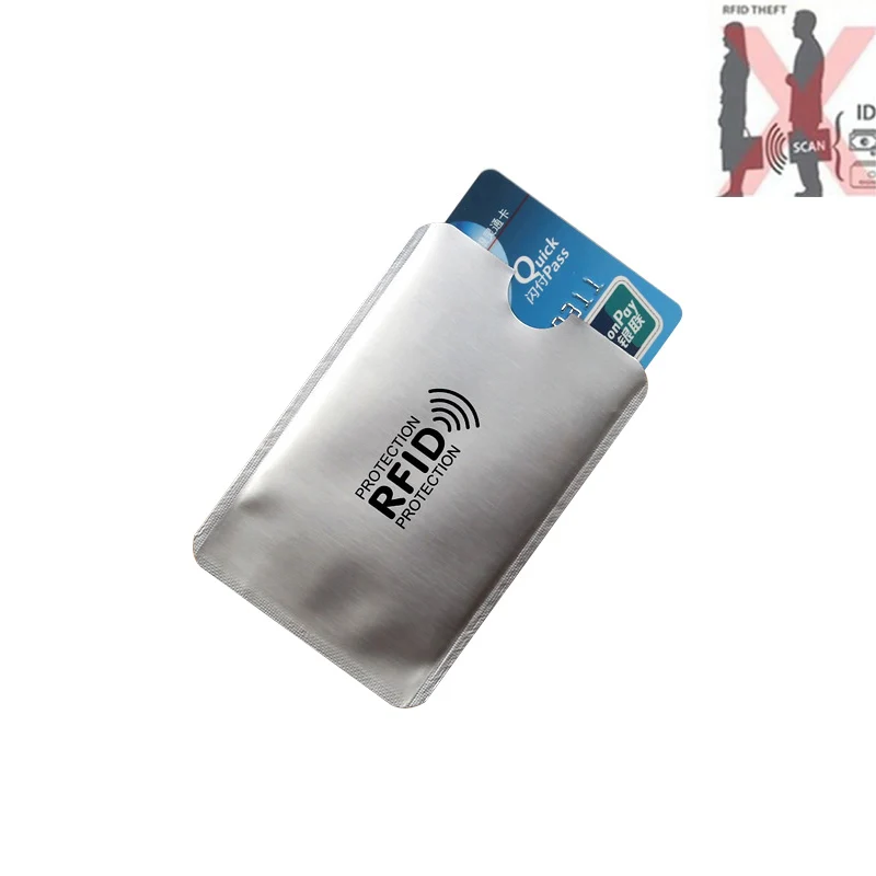 anti rfid card holder card id holders Protector NFC Contactless Signal Blocker - Цвет: 06