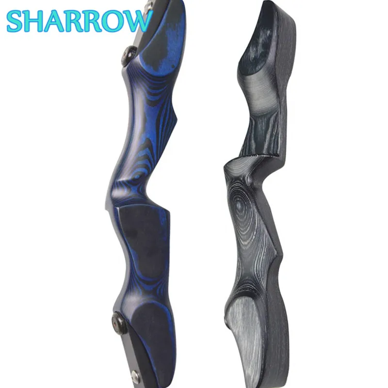 

1Pc 17" Archery Riser Bow Riser TakeDown Recurve Longbow ILF Wooden Handle Right Hand For Bow Training Shooting Accessories