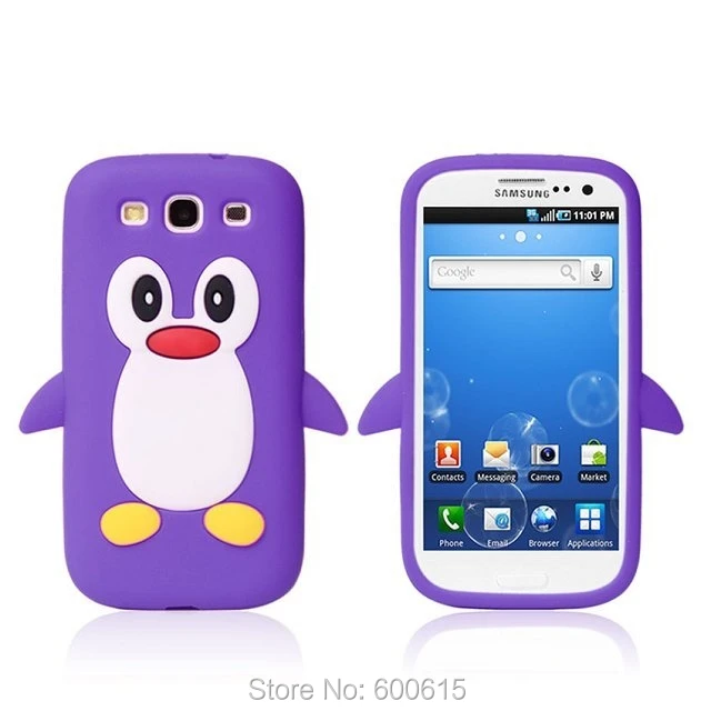 Samsung galaxy s3 i9300 penguin silicone case (16)