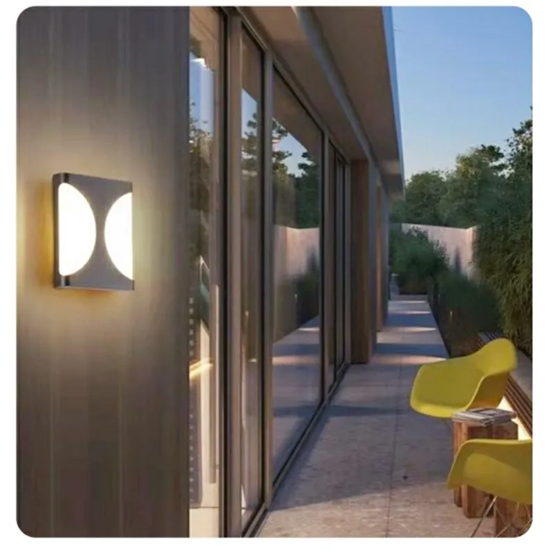 

Kenlux 15W Plastic Waterproof Outdoor Led Wall Lighting Energy-saving Indoor Porch LED Wall Lamp WW/WH Garden Outdoor Light