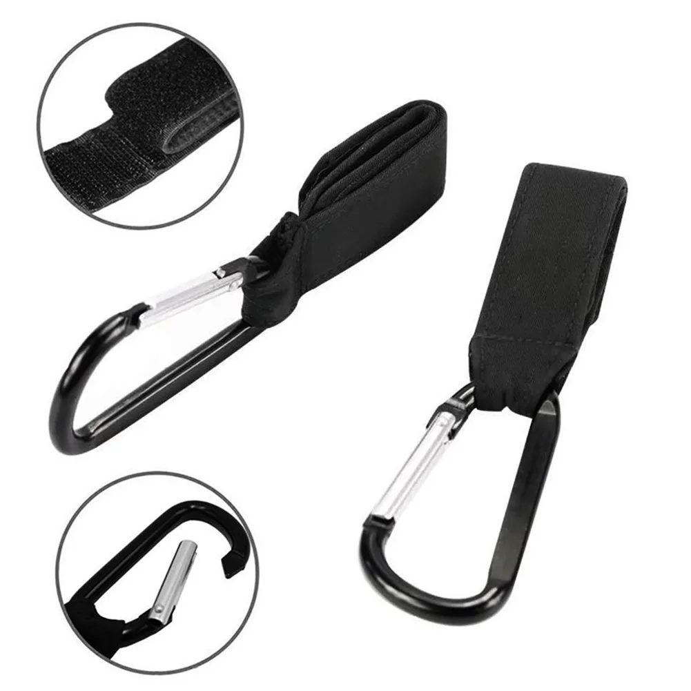 

4pcs Baby Stroller Accessories Hanger Multi Purpose Baby Bag Stroller Pram Hook Props Rotate 360 Degree Wheelchair Shopping Bag