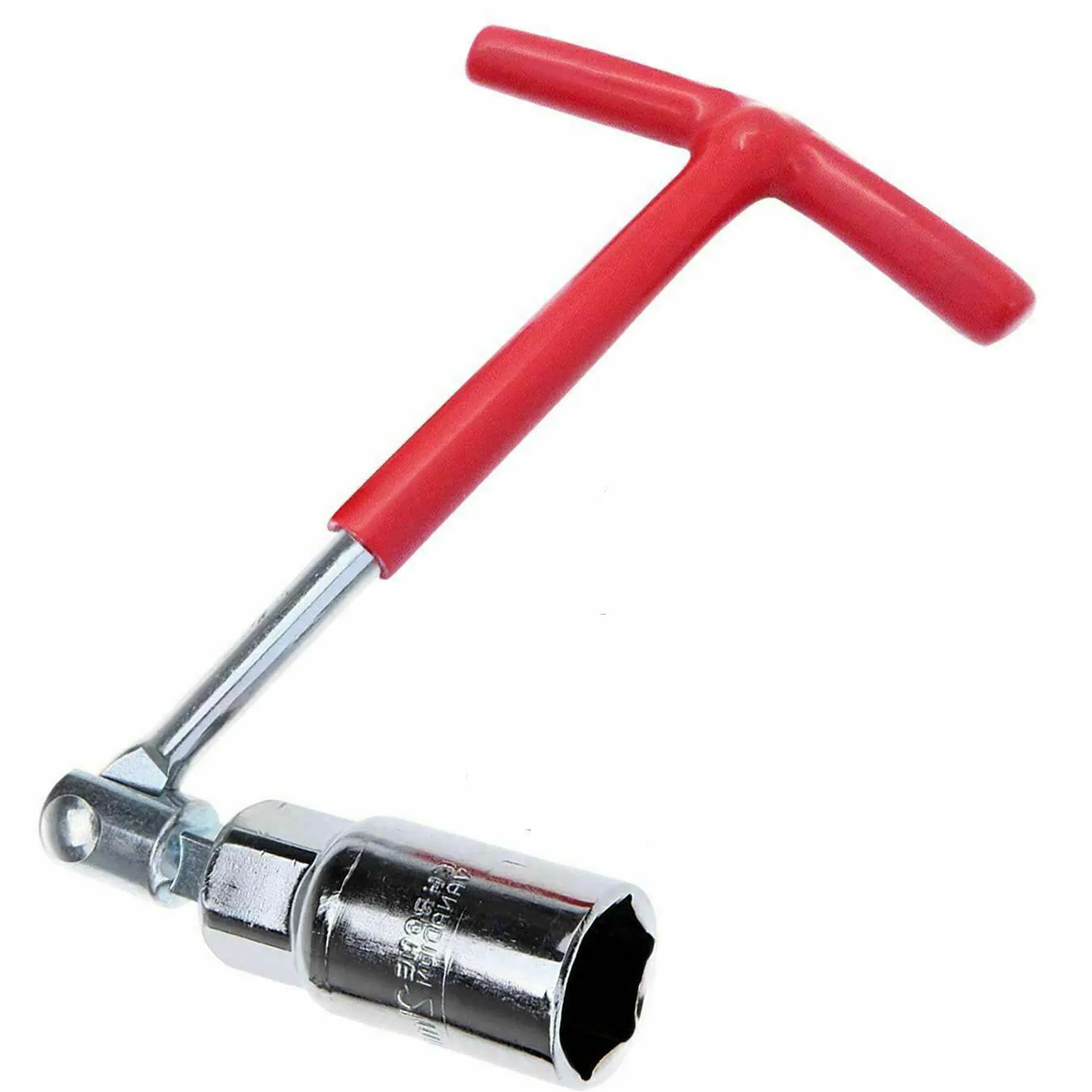 

Universal T-Bar Handle Spark Plug Removal Tool 16mm 21mm Socket Joint Improved for Spark Plug Isolator Protection Retention
