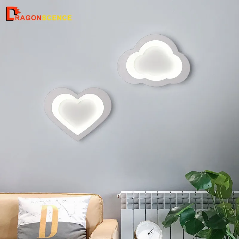 Dragonscence Modern led wall lamp for bedroom Child's room Entrance corridor Bedside wall lamp Plexiglass Soft light source