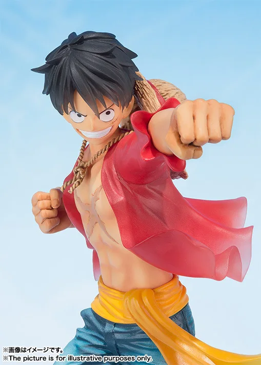 

New Zero Monkey D Luffy 5th Anniversary Edition Comic Anime One Piece 14CM Action Figure