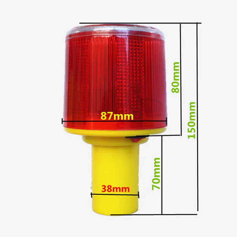 Solar warning Flashing traffic lights Construction lights For Ships and