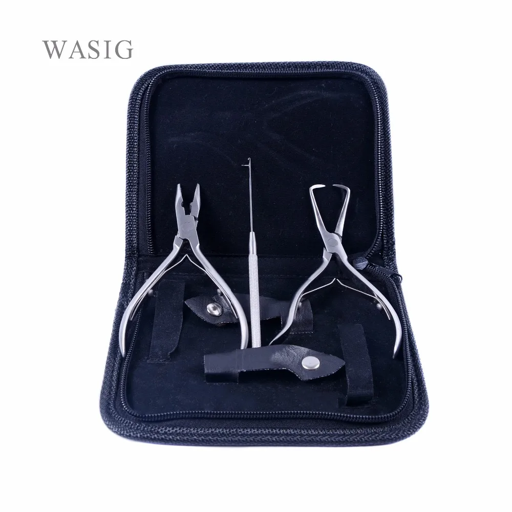 Wholesale sainless steel plier kit set! High grade Hair extension tool