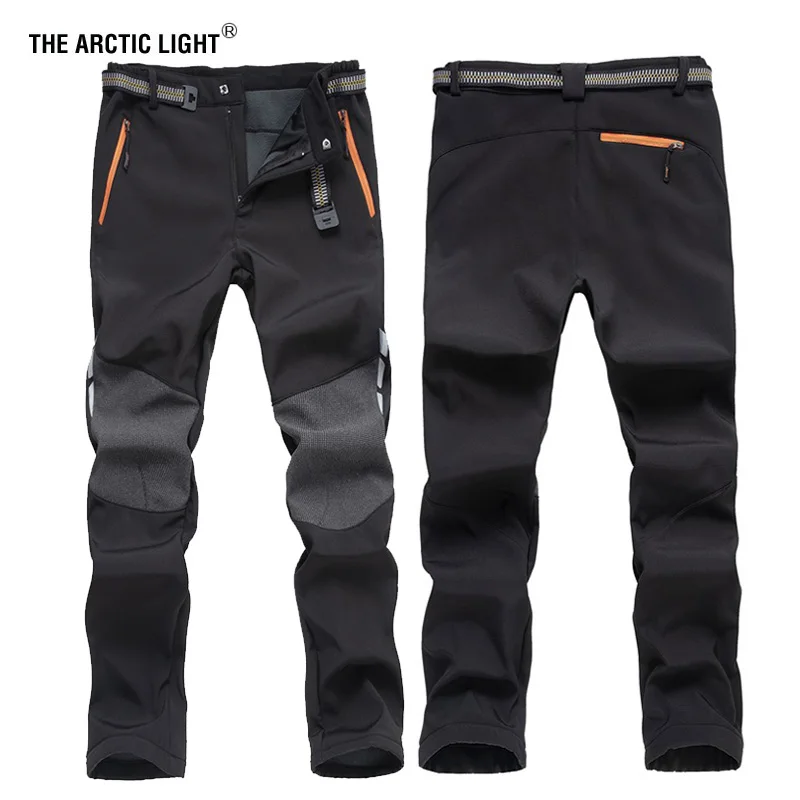 TRVLWEGO acampar al aire libre senderismo pantalones de los hombres de invierno de calor a prueba de viento de montaña de esquí caminata Trekking Pantalones TRVLWEGO acampar al aire libre senderismo pantalones de los hombres de invierno de calor a prueba de viento de montaña de esquí caminata Trekking Pantalones