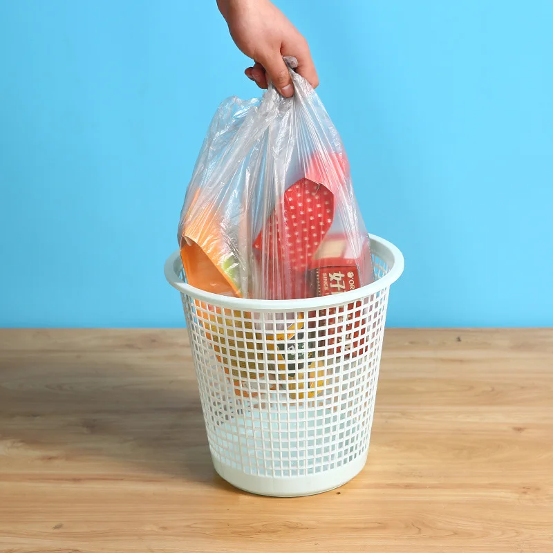 

Plain Hollow Garbage Bin Without Cover Desktops Trash Can Creative Kitchen Living Room Trash Can Plastic Wastbin Blue Pink