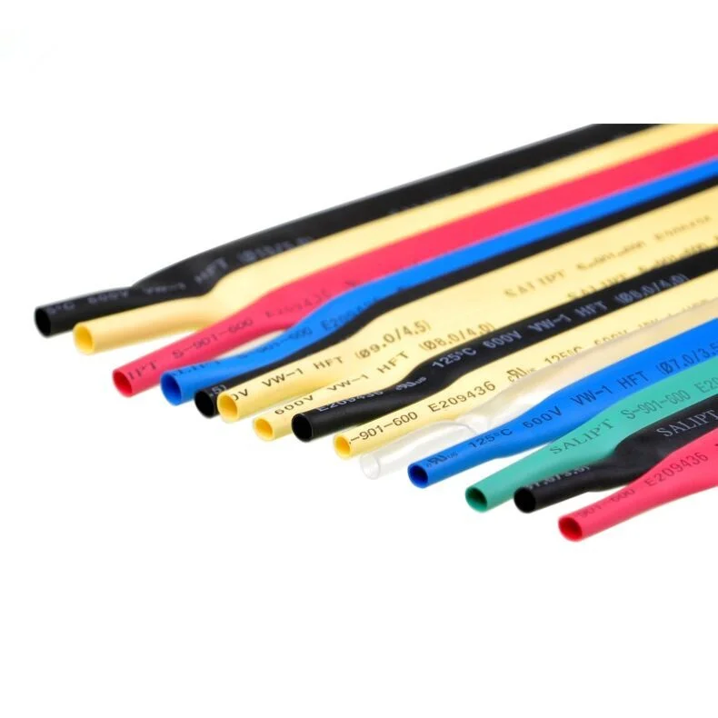 Free Shipping 20m/lot 3mm dia. PE heat shrinkable tube colorful heat